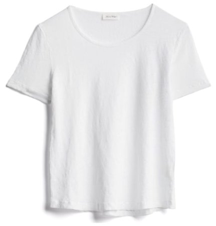 white cropped tshirt