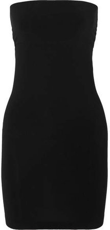 Stretch-jersey Mini Dress - Black