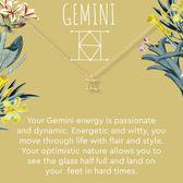 Gemini Zodiac Gift Necklace - Tarot birthday, holiday present for Best Friends, Sister, Niece, Women– Dear Ava