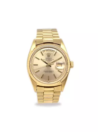 Rolex 1970s pre-owned Oyster Perpetual Day-Date 34mm - Farfetch