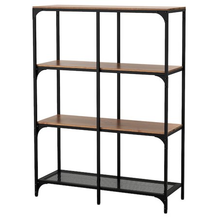 FJÄLLBO Shelf unit - black - IKEA