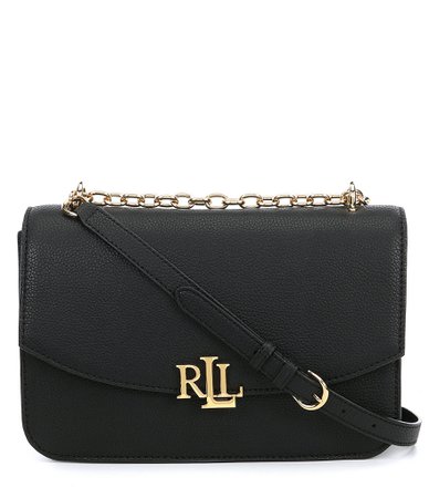 Lauren Ralph Lauren Madison 27 Leather Crossbody Bag.