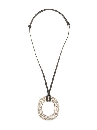 Hermès 1990s pre-owned Touareg Charm Pendant Necklace - Farfetch