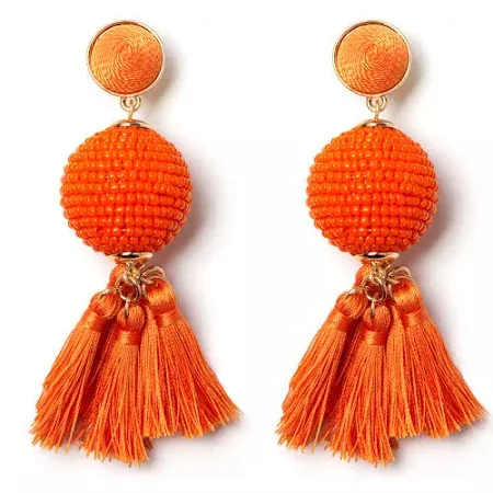 orange earring - Google Search