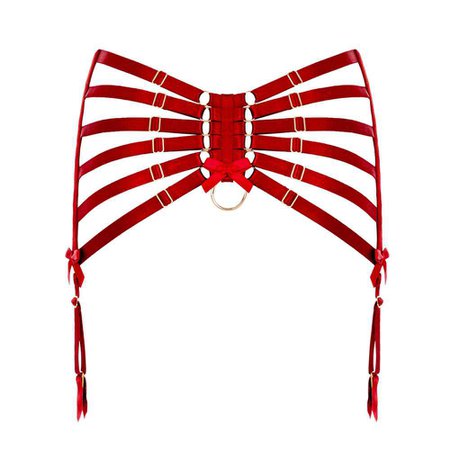 Webbed Suspender – Bordelle: Luxury Lingerie, Bodywear, Swimwear and Accessories | Designer Bondage Inspired Lingerie