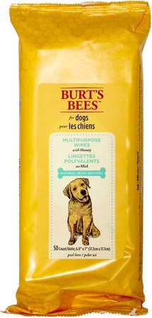 Burt's Bees Multipurpose Wipes with Honey For Dogs, 50 count