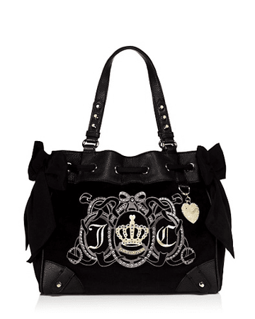 black juicy couture purse