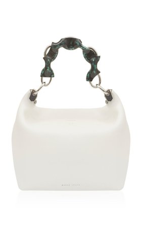 Ela Chain-Detailed Leather Top Handle Bag by Danse Lente | Moda Operandi