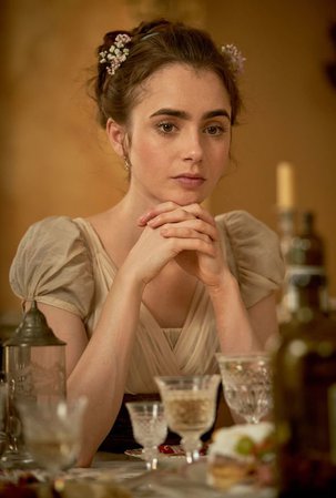 lily collins in les miserables
