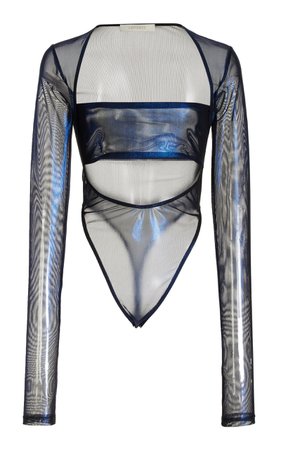 Metallic Bandeau Bodysuit By Lapointe | Moda Operandi