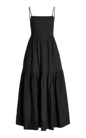 Exclusive Ellie Linen Maxi Dress By Posse | Moda Operandi
