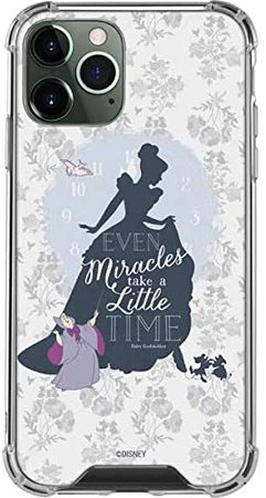 Amazon.com: Skinit Clear Phone Case Compatible with iPhone 11 Pro Max - Officially Licensed Disney Cinderella Miracles Take Time Design : Cell Phones & Accessories