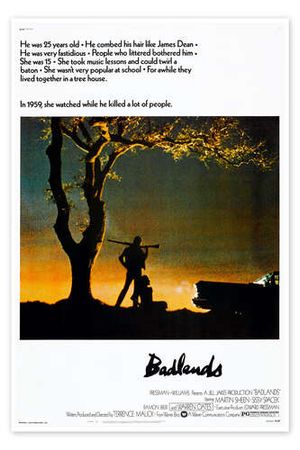 BADLANDS, Martin Sheen, Sissy Spacek, 1973 print by Everett Collection | Posterlounge