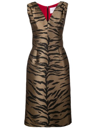 Carolina Herrera, Tiger Print Dress
