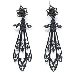 gothic chandelier earrings