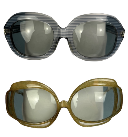 vintage 1970’s Dior & Givenchy sunglasses