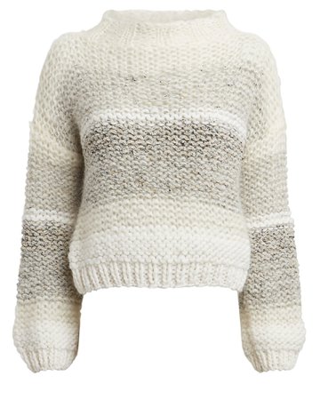Maiami | Tweed Mohair-Blend Big Sweater | INTERMIX®