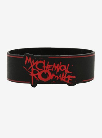 My Chemical Romance Logo Rubber Bracelet