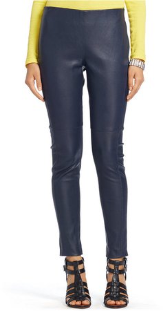 navy blue leATHER pants - Google Search