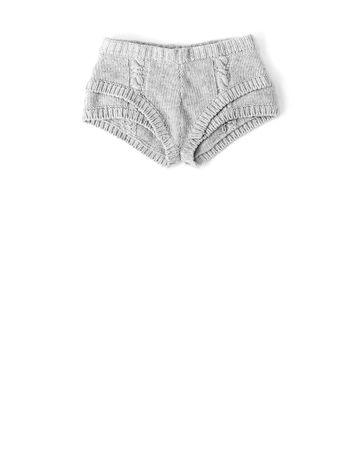 Rope knit shorts (light grey) - ulikasanctus