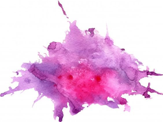Purple and Pink Watercolor Splash