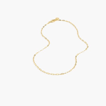 J.Crew: Demi-fine 14k gold-plated short chain necklace
