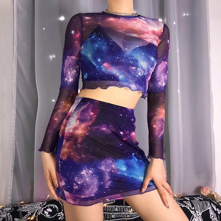 purple galaxy dress - Google Search