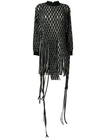 1017 ALYX 9SM Cut Out Tassel Sweatshirt Dress - Farfetch