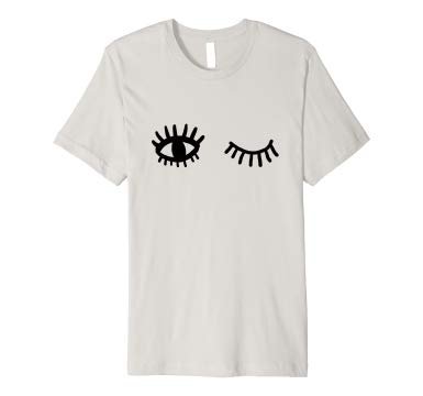 Amazon.com: Wink Eyes Tshirt | Eye Wink Tee: Clothing