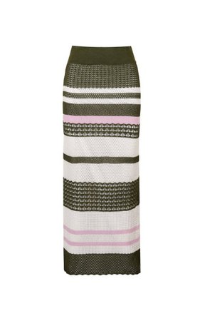 Pure Bliss Striped Cotton Midi Skirt By Johanna Ortiz | Moda Operandi