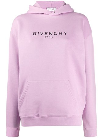 Givenchy Logo Print Hoodie - Farfetch