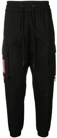 tapered jogging trousers