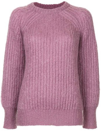 long sleeved knit top