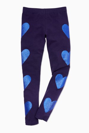 Glitter Heart Legging - Rockets of Awesome