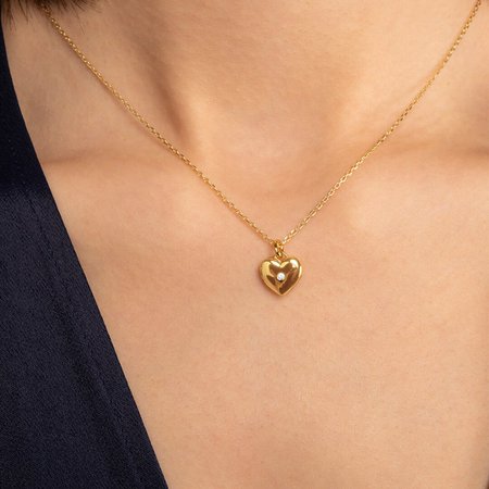 Heart locket necklace - Amour Locket | Ana Luisa Jewelry