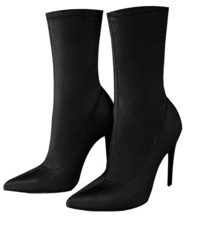 Black Heel Stiletto Boots