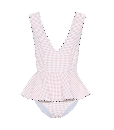 French Gramercy gingham swimsuit