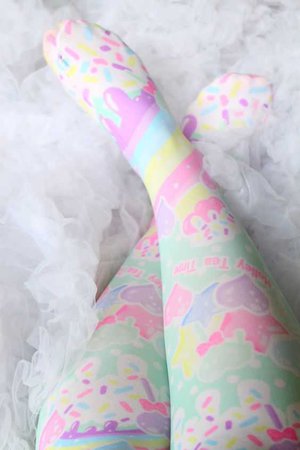 Pastel sweets tights
