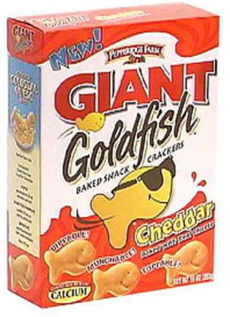 Goldfish Cheddar, Giant Baked Snack Crackers - 10 oz, Nutrition Information | Innit