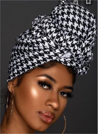 houndstooth headwrap
