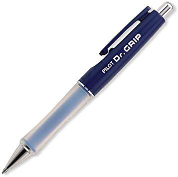 Pilot Dr. Grip Retractable Ballpoint Pens, Medium Point, Navy Barrel with Blue Ink, Single Pen -36101: Amazon.ca: Office Products