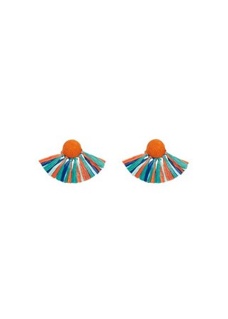 MANGO Mixed pendant earrings