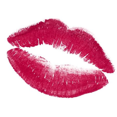 pink lipstick stain