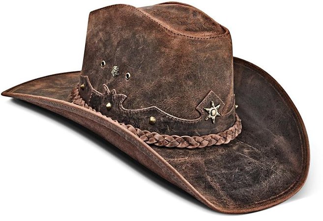 Mens Cowboy Hat Western Genuine Leather Hats Texas Hat | Etsy