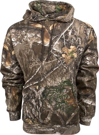 Amazon.com : King's Camo KCB115 Men's Classic Hunting Cotton/Poly Blend Camo Pullover Hoodie, Realtree Edge, 3X-Large : Sports & Outdoors
