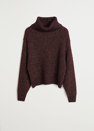 Metallic thread sweater - Women | Mango USA
