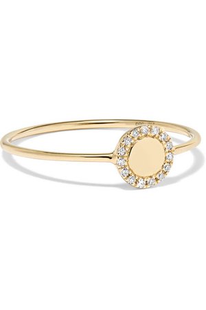 STONE AND STRAND | 14-karat gold diamond ring | NET-A-PORTER.COM