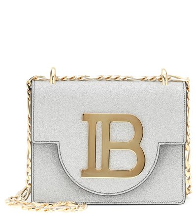 Balmain - Bbag 18 glitter crossbody bag | Mytheresa