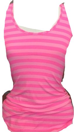 pink striped shirt