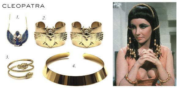 Cleopatra costume jewelry